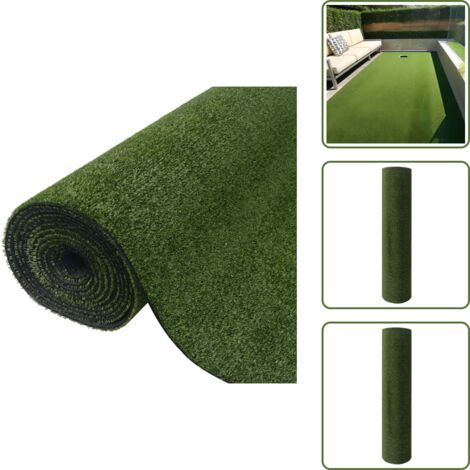 The Living Store Prato Artificiale 7/9 mm 1x5 m Verde - Prato sintetico
