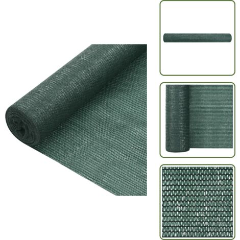The Living Store Rete per Privacy Verde 1x25 m in HDPE 75 g/m² - Rete da giardino