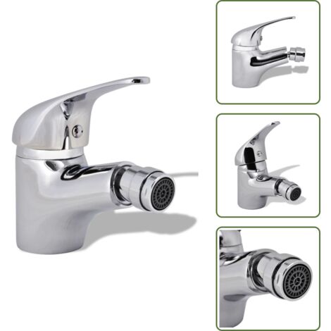 The Living Store Rubinetto Miscelatore da Bagno e Bidet Cromo - Rubinetto miscelatore