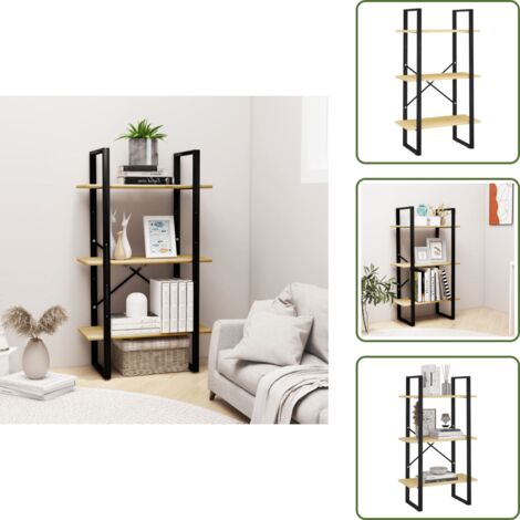 The Living Store Scaffale Portaoggetti 60x30x105 cm in Legno Massello di Pino - Scaffale per casa
