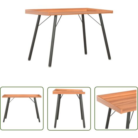 The Living Store Schreibtisch Braun 90×50×79 cm - Schreibtisch - Home Office - Laptoptisch - Bürostuhl - Ergonomisch