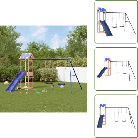The Living Store Set da Gioco da Esterno in Legno Massello di Douglas - Parco giochi per bambini