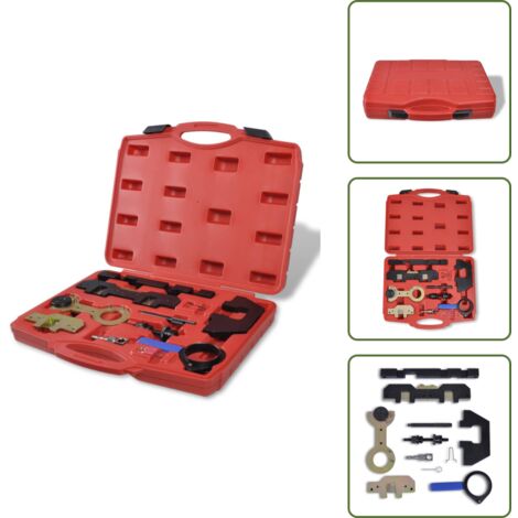 The Living Store Set Strumenti Blocco Albero Motore 11 pz BMW M42/44/50/52/54/56 - Regolazione fasatura