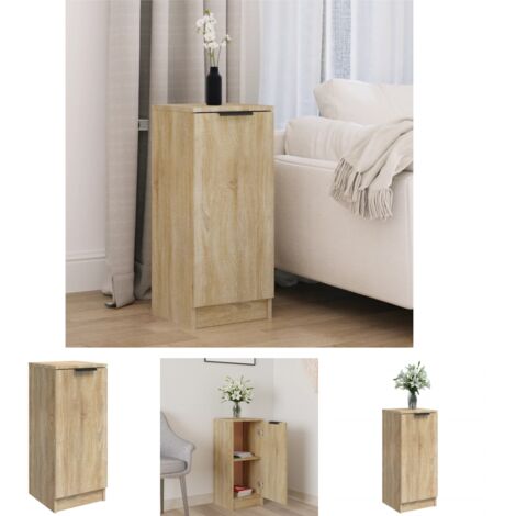 The Living Store Sideboard Sonoma-Eiche 30x30x70 cm Holzwerkstoff - Sideboards