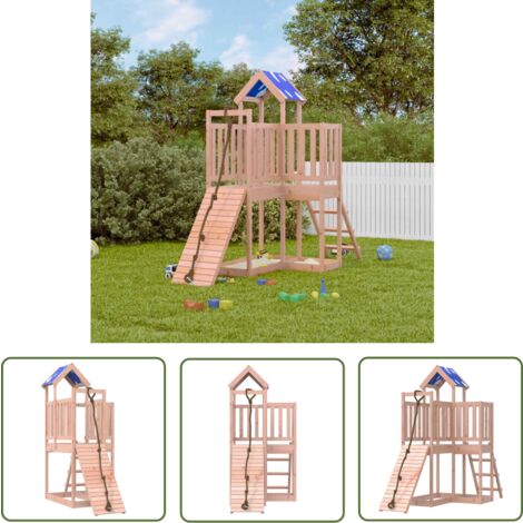 The Living Store Spielturm Massivholz Douglasie - Holzspielplatz - Spielturm - Kletterturm - Outdoor Spielgeräte - Kinderspielplatz