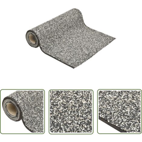 The Living Store Steinfolie Grau 250x60 cm - Teichfolie - Steinfolie - Wasserdichtes Material - Graue Farbe - Gartendeko