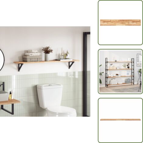 The Living Store Tablero de mesa rectangular madera maciza acacia 140x20x2 cm - Mesa de acacia