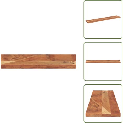 The Living Store Tablero de mesa rectangular madera maciza acacia 180x20x3,8 cm - Acacia