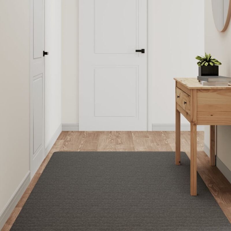 Furniture Limited - Tapis de couloir anthracite 100x180 cm