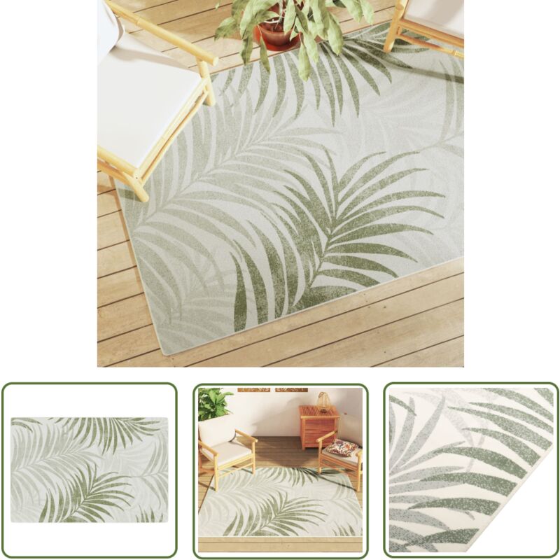 The Living Store - Tapis intérieur extérieur à poils courts 120x180cm antidérapant - Tapis Interieur - Tapis Exterieur - Tapis Design - Tapis Moderne