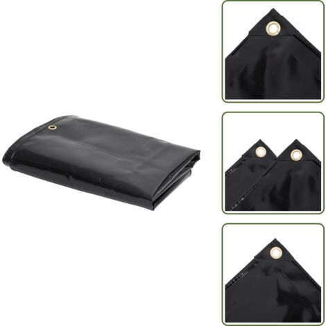 The Living Store Telone 650 g/m² 1,5x20 m Nero - Telone impermeabile