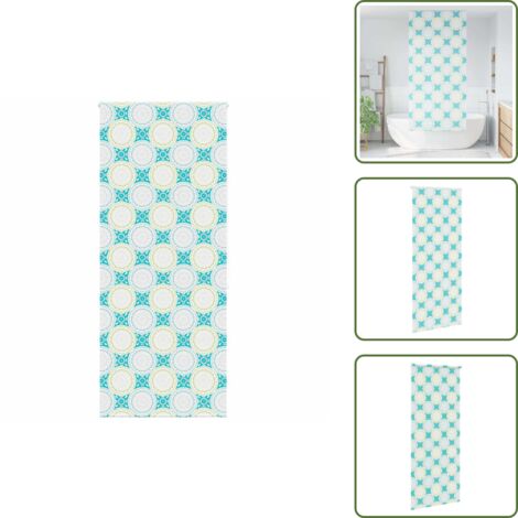 The Living Store Tenda a Rullo Doccia 110x240 cm Larghezza Tessuto 106 cm - Tenda a rullo