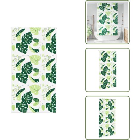 The Living Store Tenda a Rullo Doccia 140x240 cm Larghezza Tessuto 136 cm - Tenda a rullo