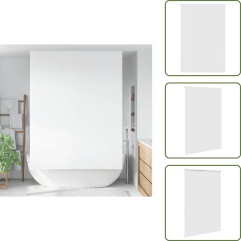 The Living Store Tenda a Rullo Doccia 160x240 cm Larghezza Tessuto 156 cm - Tenda a rullo