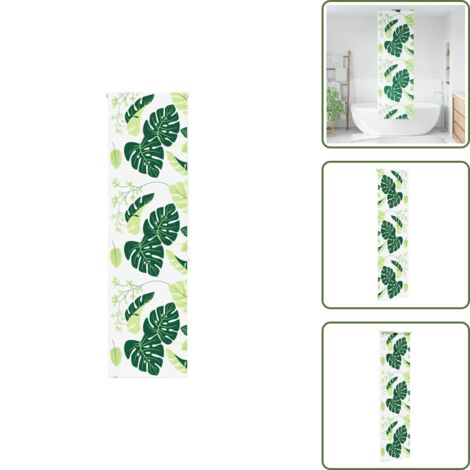 The Living Store Tenda a Rullo Doccia 60x240 cm Larghezza Tessuto 56 cm - Tenda a rullo