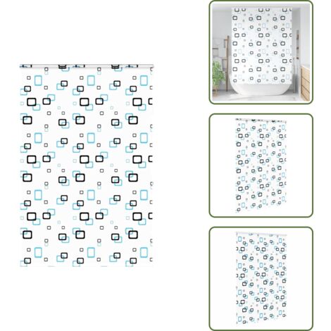 The Living Store Tenda a Rullo Doccia Cassonetto 150x240 cm Larghezza Tessuto - Tenda a rullo