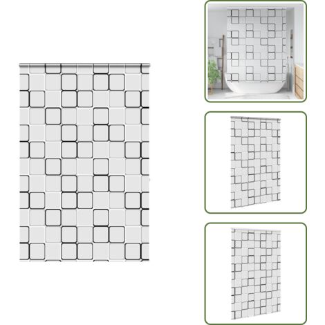 The Living Store Tenda a Rullo Doccia Cassonetto 150x240 cm Larghezza Tessuto - Tenda a rullo