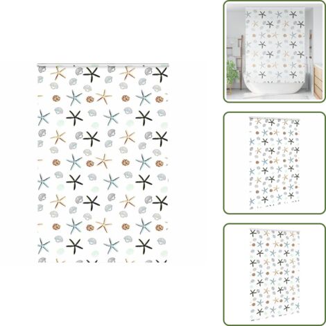 The Living Store Tenda a Rullo Doccia Cassonetto 160x240 cm Larghezza Tessuto - Tenda a rullo