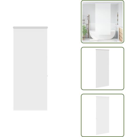 The Living Store Tenda a Rullo Doccia Cassonetto 90x240 cm Larghezza Tessuto - Tenda a rullo