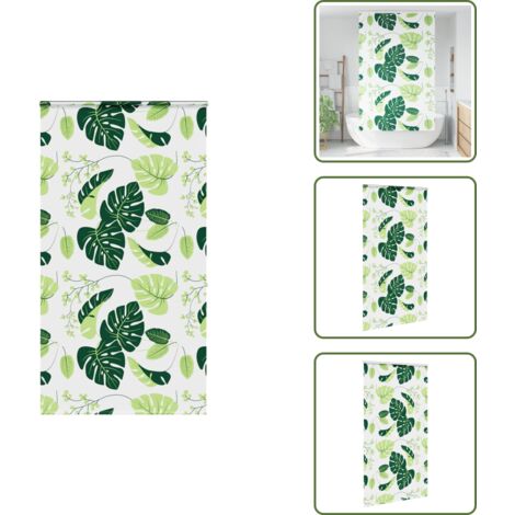 The Living Store Tenda a Rullo Doccia con Cassonetto 130x240cm Larghezza Tessuto - Tenda a rullo