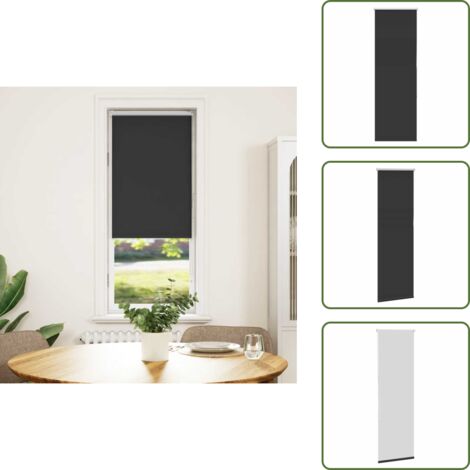 The Living Store Tenda a Rullo Oscurante 60x130 cm Larghezza Tessuto 55,7 cm - Privacy