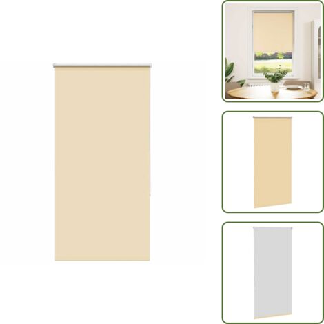 The Living Store Tenda a Rullo Oscurante 80x130 cm Larghezza Tessuto 75,7 cm - Oscurante