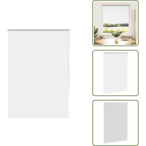 The Living Store Tenda a Rullo Oscurante 90x130 cm Larghezza Tessuto 85,7 cm - Oscurante