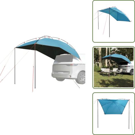 The Living Store Tenda da Campeggio per Auto Blu Impermeabile - Tenda impermeabile