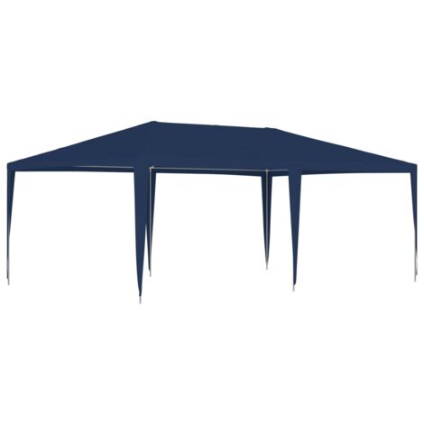 The Living Store Tenda per Feste 4x6 m Blu - Gazebo da giardino