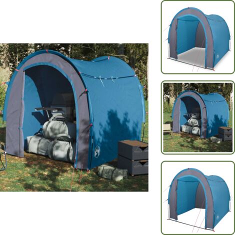 The Living Store Tenda Portaoggetti Blu Impermeabile - Tenda impermeabile