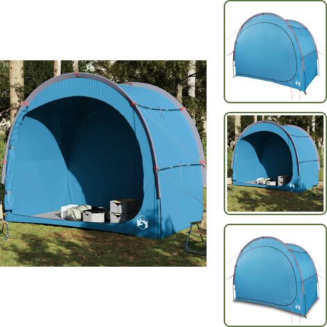 The Living Store Tenda Portaoggetti Blu Impermeabile - Tenda impermeabile