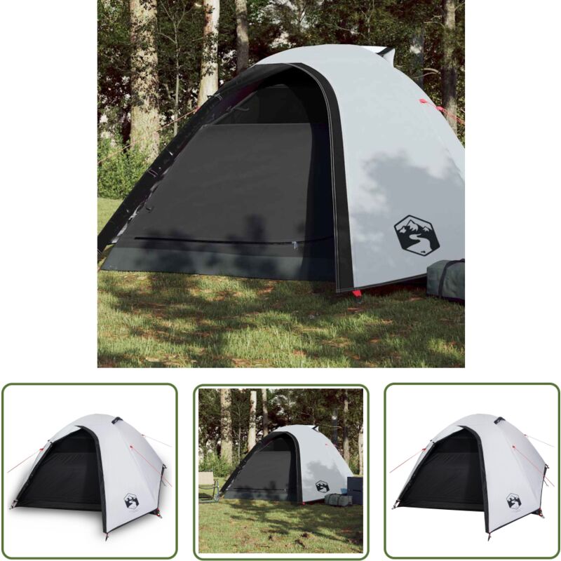 The Living Store - Tente de camping à dôme 4 personnes tissu occultant imperméable - Tente De Camping - Tente Dome - Tente Familiale - Camping