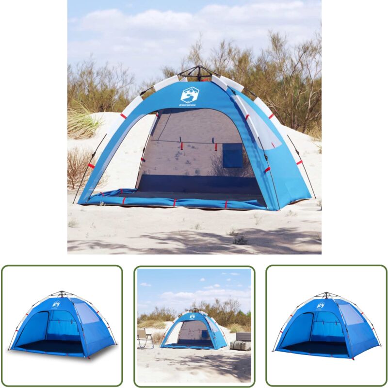 The Living Store - Tente de plage 2 personnes libération rapide imperméable - Tente De Plage - Tente Portable - Abri Solaire - Parasol Pliable