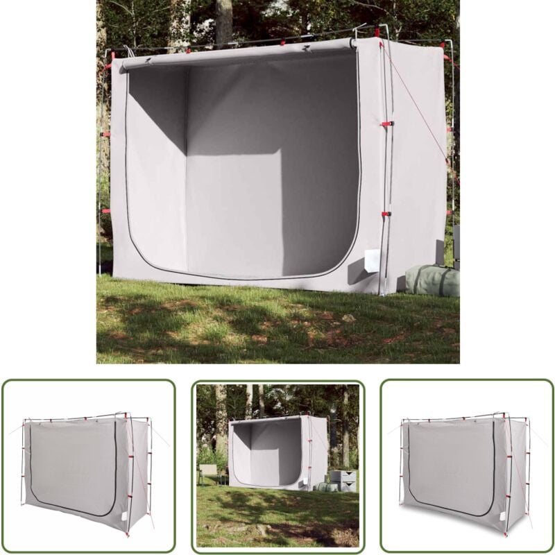 Tente de rangement gris imperméable - Tente De Rangement - Tente De Campement - Stockage Extérieur - Équipement De Camping - Accessoire De Camping