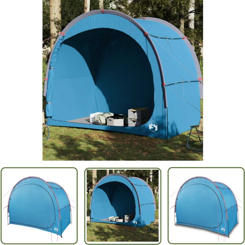 The Living Store - Tente de réception bleu imperméable - Tente De Rangement - Tente De Camping - Tente Imperméable - Tente Familiale - Stockage