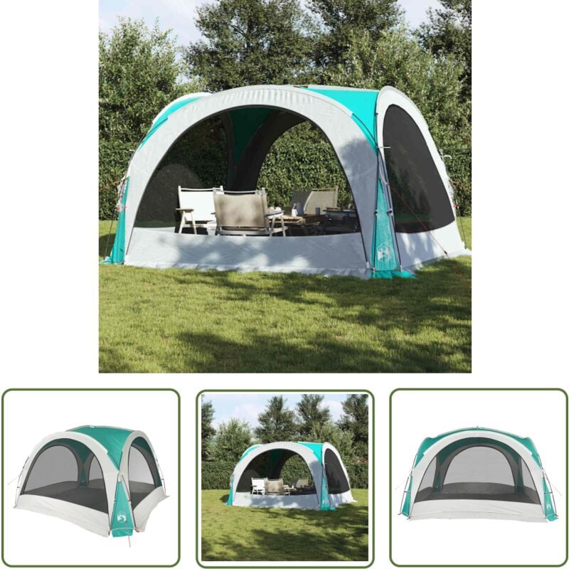 The Living Store - Tente de réception vert imperméable - Tente De Reception - Tente Exterieure - Abri Extérieur - Jardin - Pique Nique