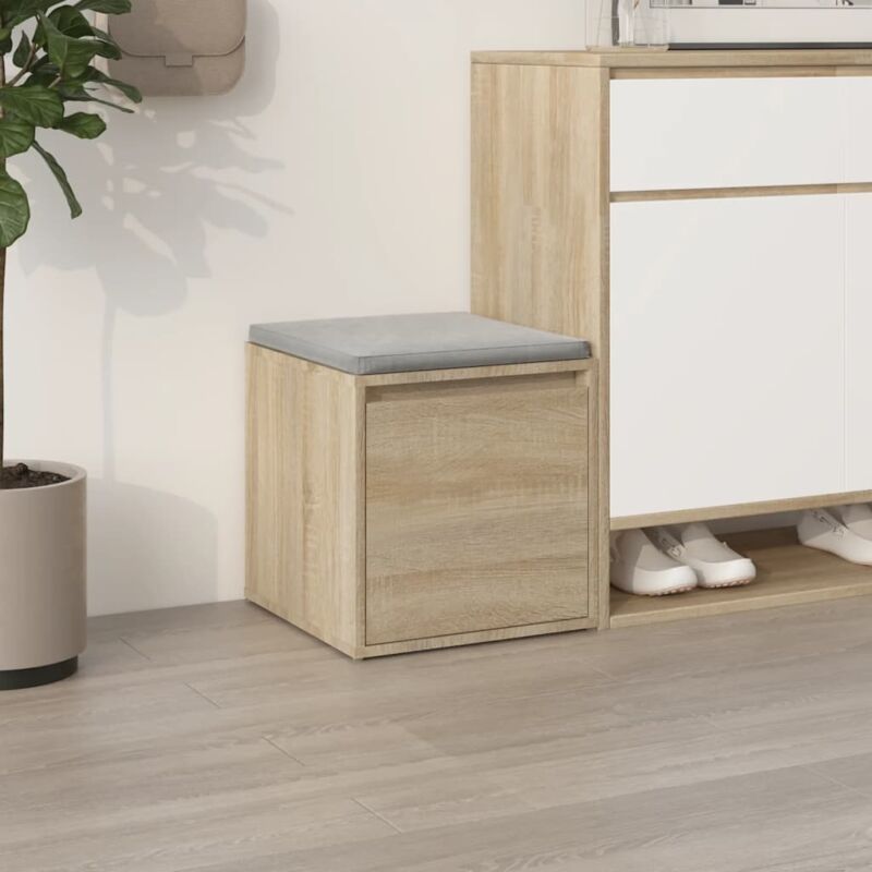 The Living Store - Tiroir boîte Chêne sonoma 40,5x40x40 cm Bois d'ingénierie Brun