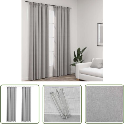Kilymezh Gardinendraht Set – 2x3 M Kunststoffbeschichtet Mit Ösen & Haken, Weiß