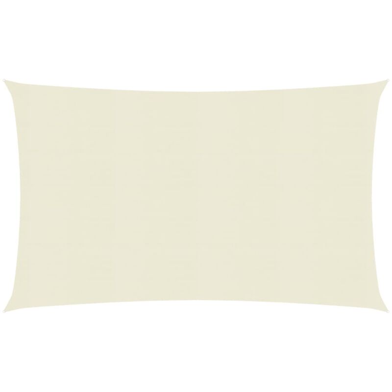 Voile d'ombrage 160 g/m² Crème 5x7 m pehd - Inlife