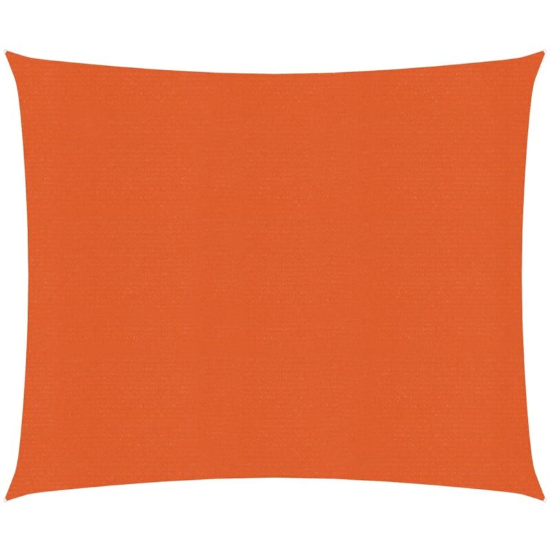 The Living Store - Voile d'ombrage 160 g/m² Orange 3,6x3,6 m pehd Orange