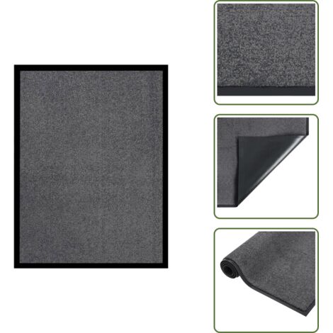 The Living Store Zerbino Antracite 40x60 cm - Zerbino antracite
