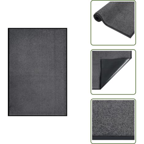 The Living Store Zerbino Antracite 80x120 cm - Zerbino antracite