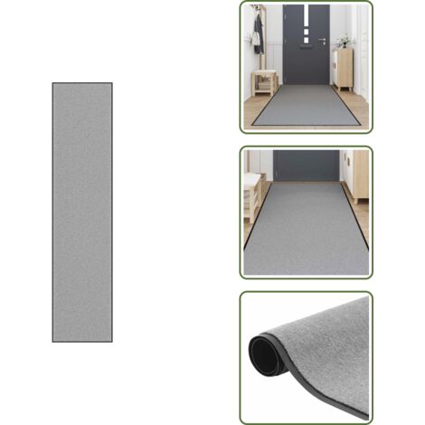 The Living Store Zerbino Grigio 115x500 cm - Zerbino antiscivolo