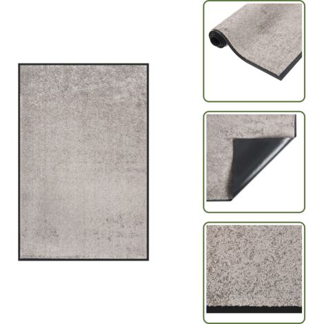The Living Store Zerbino Grigio 80x120 cm - Zerbino per ingresso