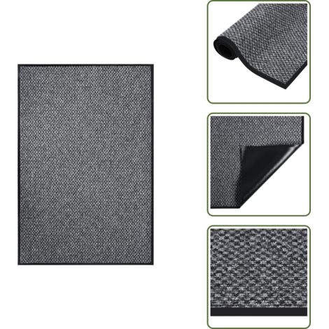 The Living Store Zerbino Grigio 80x120 cm - Zerbino per ingresso