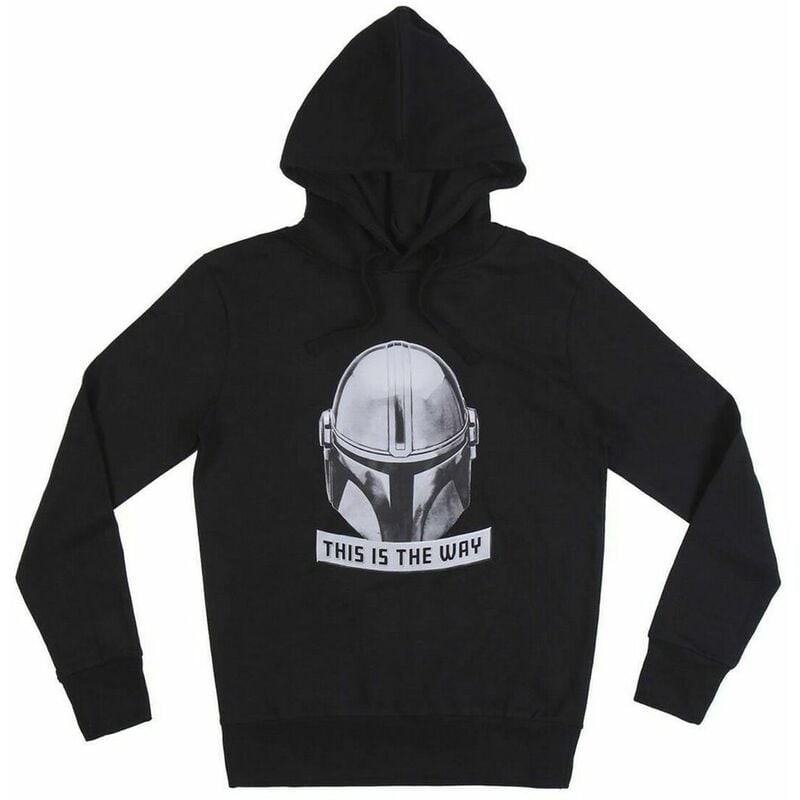 

The Mandalorian Sudadera con Capucha Hombre The Mandalorian Negro XL