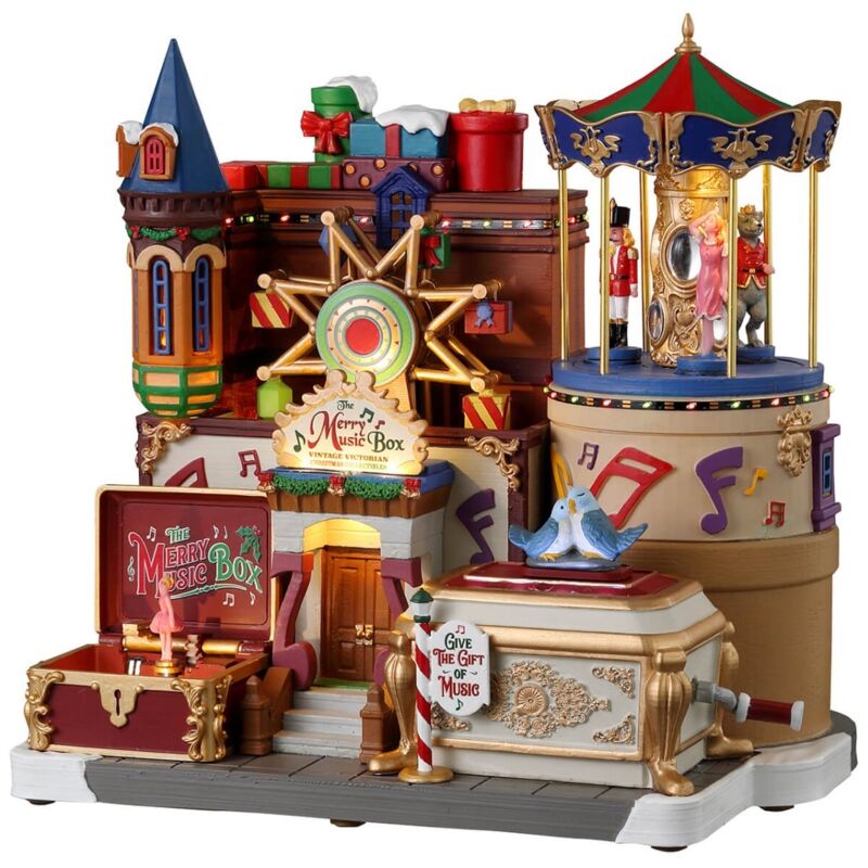 The Merry Music Box 35021 Villagio Di Natale Lemax
