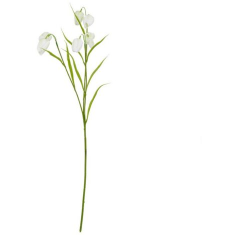 The Natural Garden Collection Fritillaria (Single Stem Flower) - Plastic - L22 x W22 x H58 cm - White