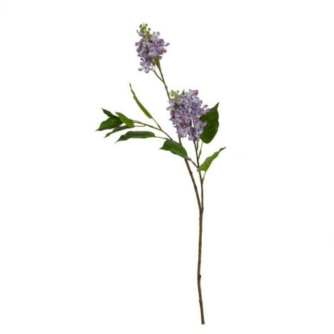 The Natural Garden Collection Lilac (Single Stem Flower) - Plastic - L30 x W30 x H75 cm - Purple