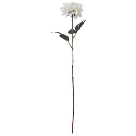 The Natural Garden Collection Tall Dahlia (Single Stem Flower) - Plastic - Height 83 cm - White